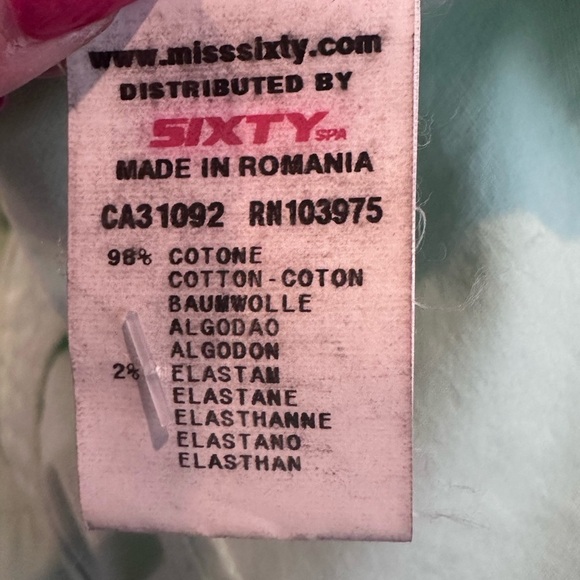 Miss Sixty Vintage Mint Green Women's Blazer XL - Picture 5 of 9